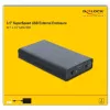 Obudowa HDD DeLOCK 42612 Czarna 3,5 cala