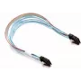 Supermicro CBL-SAST-1256-100 Serial Attached SCSI kabel SAS 56 cm Slimline X4 4x SATA