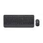 Logitech Signature MK650 for Business - Zestaw klawiatury i myszy - Bezprzewodowy - 2,4 GHz, Bluetooth LE - QWERTY - Hiszpański - Grafit