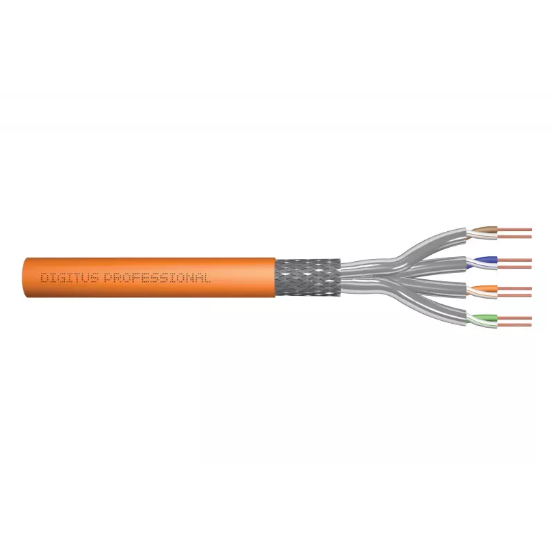 Kabel sieciowy Digitus Cat.7 S/FTP Simplex Dca-s1a d1 a1 25m Pomarańczowy
