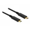 Kabel USB DeLOCK 85531 USB 3.2 Gen 2 1m USB C Czarny