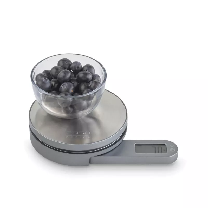 Caso | Wagi | Kitchen EcoMate | Maksymalna waga (udźwig) 5 kg | Działka 1 g | Wyświetlacz LCD | Stal nierdzewna