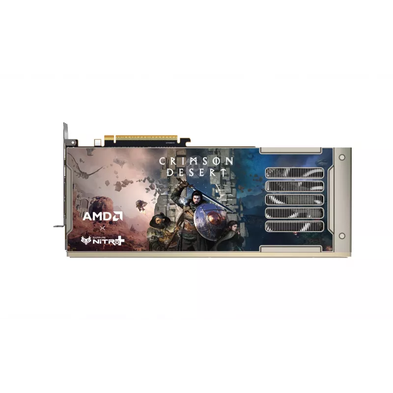 Karta graficzna Sapphire NITRO+ Radeon RX 9070 XT OC Crimson Desert Edition — 16 GB GDDR6, 256-bit, PCIe 5.0
