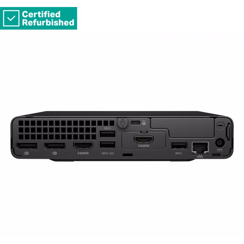 RENEW srebrny HP Pro 400 G9 Mini - i5-14500T, 16GB, 512GB SSD, USB mysz, Win 11 Pro, 1 rok
