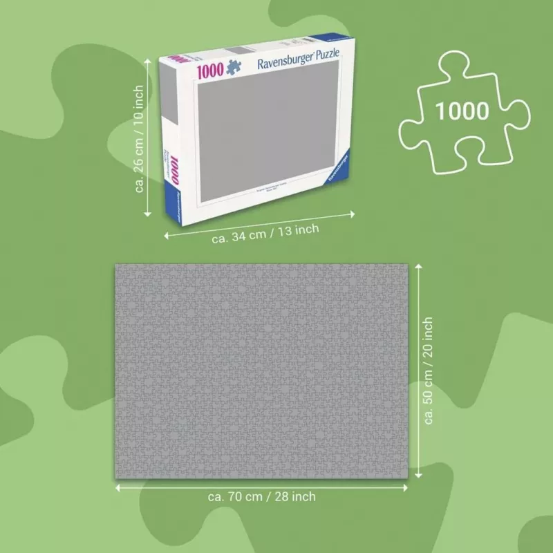 Puzzle Ravensburger Challenge DC Comics 1000 elementów, elementy o wysokiej jakości, gotowy rozmiar ok. 68 x 49 cm