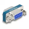 DeLOCK filtr tłumiący zakłócenia RF/EMI, D-Sub 9-pinowy męski na żeński, filtr dolnoprzepustowy indukcyjny