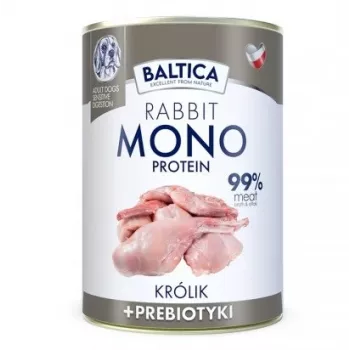 BALTICA Nutraceutic Monoprotein Rabbit z prebiotykami - karma mokra dla psów - 400g