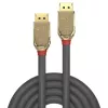 Lindy 20m DisplayPort 1.2 kabel, Gold Line, 20 m, DisplayPort, DisplayPort, Męski, Męski, 4096 x 2160 pikseli