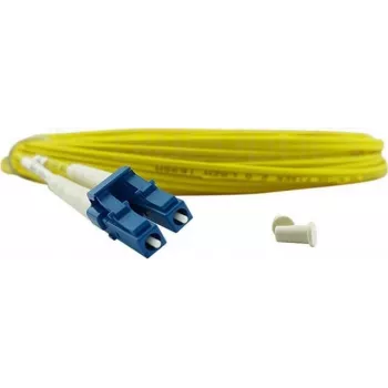 Kompatibles Corning 040402G5120000020M BlueOptics Duplex LWL Patchkabel, LC-UPC/LC-UPC beige, 20 Meter, Singlemode, E9/125µm G.657.A1, Eingangsdämpfun