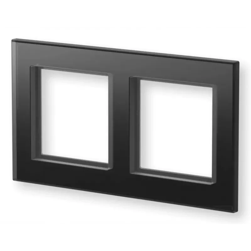 eQ-3 Homematic IP ramka szklana 2-krotna, czarna (162149A1)