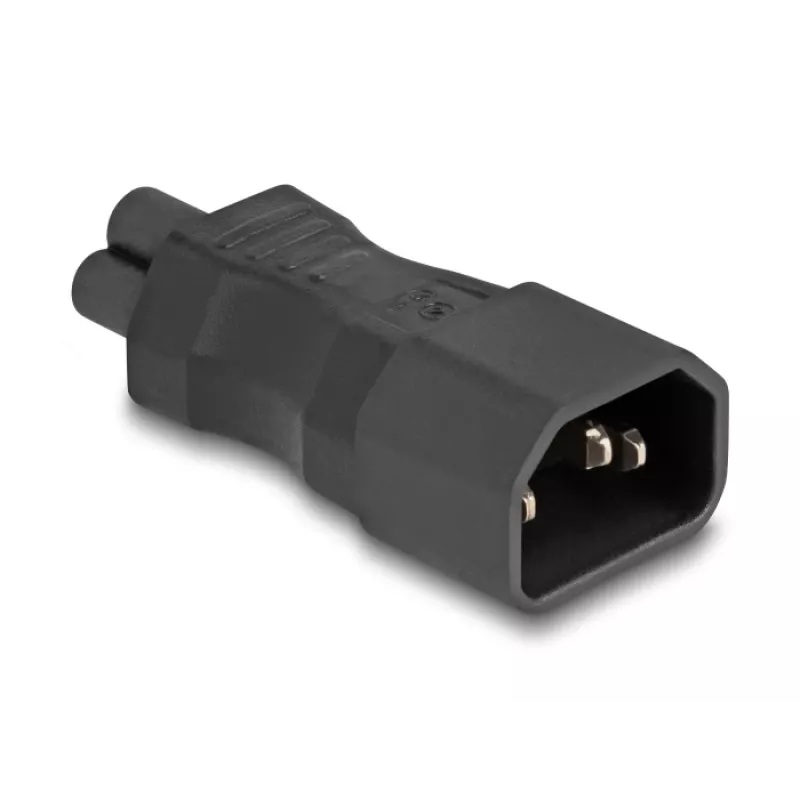 DeLOCK Netzadapter IEC 60320 C14 na wtyk C5 2,5 A prosty czarny