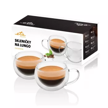 ETA | Kubki lungo | ETA518091010 | Do kawy | 2 szt. | Zmywarka | Szkło
