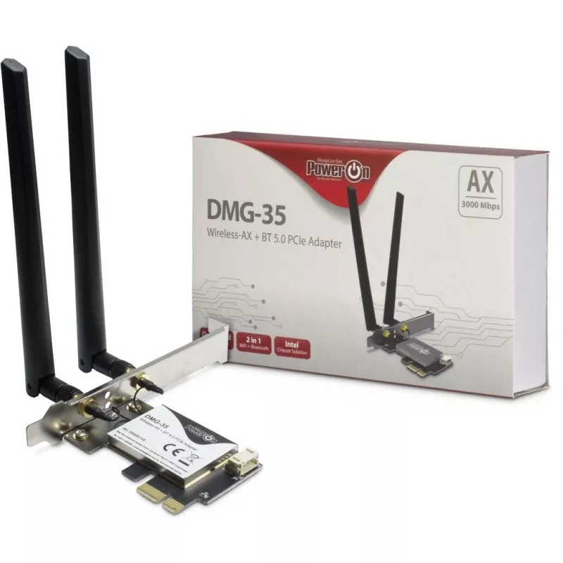 Inter-Tech DMG-35 WLAN / Bluetooth 3000 Mbit/s Wbudowany (88888149)