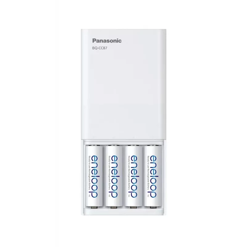 Ładowarka USB PANASONIC Eneloop Smartplus BQ-CC87 + 4x AA 2000 mAh (K-KJ87MCD40USB)
