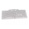 Klawiatura CHERRY KC 1000 SC przewodowa klawiatura z czytnikiem kart inteligentnych jasnoszara USB QWERTY UK