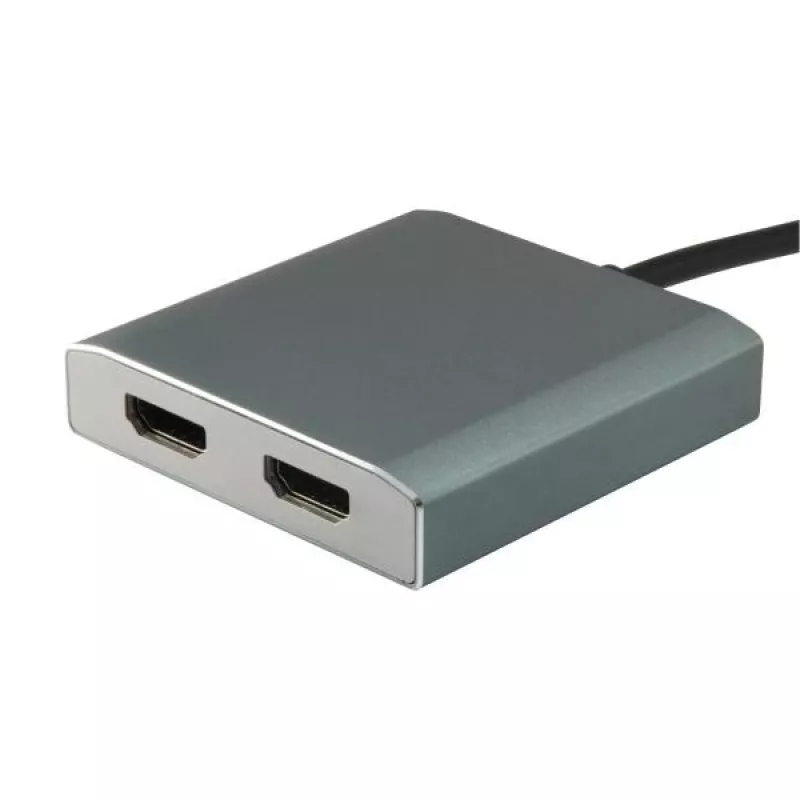 Equip USB Type C na 2 x HDMI Adapter żeński, 3.2 Gen 1 (3.1 Gen 1), USB Type-C, wyjście HDMI, 4096 x 2160 pikseli