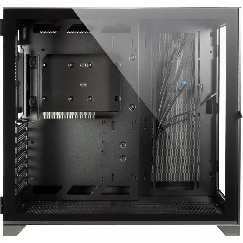 C-703 Vision ATX Gaming Enclosure, Tempeczerwony Glass, Czarny