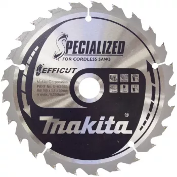 Makita Specialized EFFICUT - Ostrze piły tarczowej - do drewna - 165 mm - 25 zębów (B-62985)