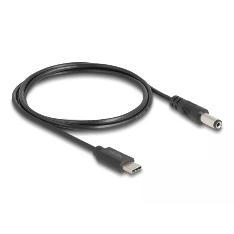DeLOCK USB Type-C kabel zasilający 1 m 5,5 x 2,1 mm męski 5 V 1,5 A