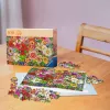 Puzzle Ravensburger Feel Well & Puzzle - Kwiatowe Okno, 100 elementów, elementy dotykowe
