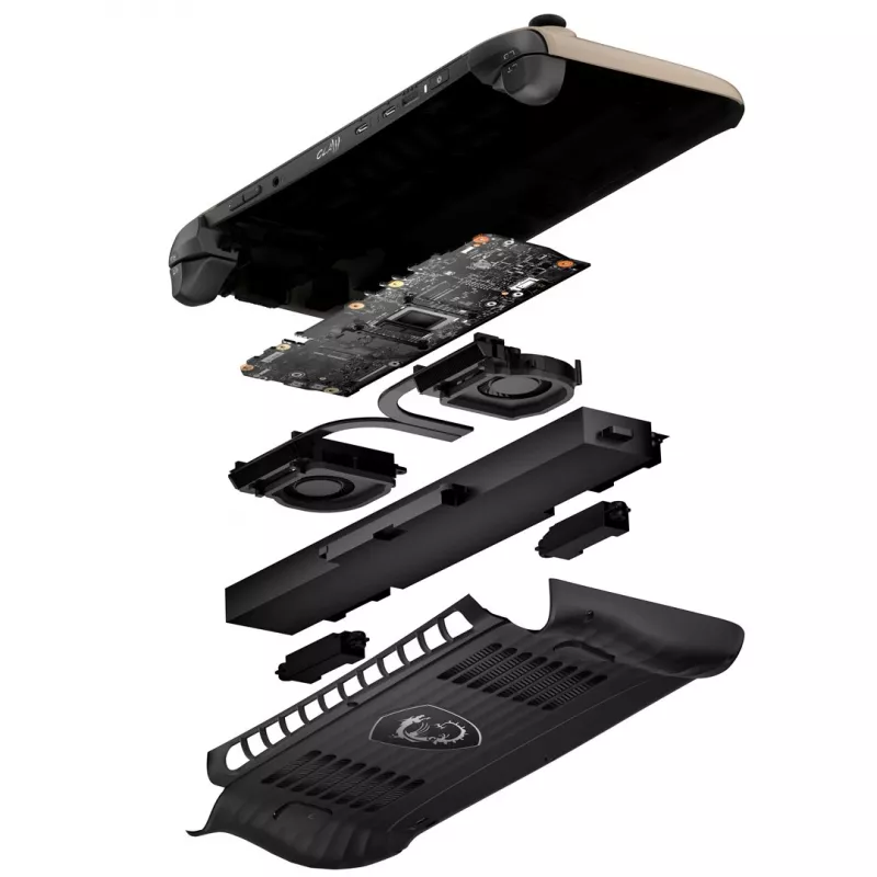 Przenośna konsola do gier MSI Claw 8 AI+ A2VM-037PL 20,3 cm (8) 1 TB Ekran dotykowy Wi‑Fi Beżowy