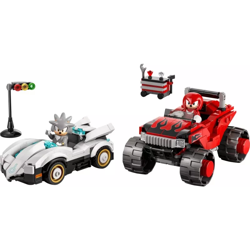 LEGO SONIC THE HEDGEHOG 77118 Samochód Silvera kontra Monster Truck Knucklesa