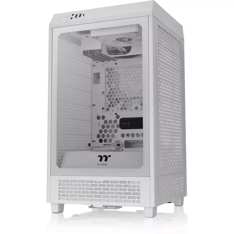 Thermaltake The Tower 200 Micro-Tower Mini-ITX obudowa z oknem wystawowym biała