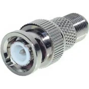 Adapter F-żeński do BNC-męskiego ShiverPeaks 85330 — koncentryczna przejściówka złączowa