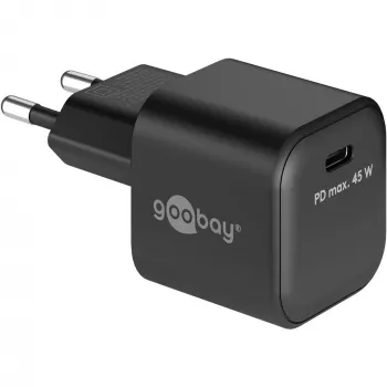 Goobay Charger 65331 Indoor AC Fast Charging Czarny USB Type-C