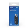 Czytnik kart SAVIO AK-64 USB 3.2 Gen 1 wyjście Type-A, slot MicroSD, 5000 Mbit/s, czarny