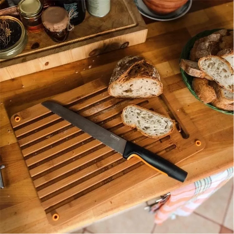 Nóż kuchenny Fiskars 1057538, stal nierdzewna, 1 szt., nóż do chleba