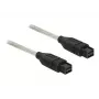 Kabel FireWire DeLOCK FireWire B/B 1,0 m szary