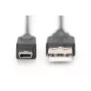 Kabel połączeniowy USB A / miniUSB B M/M 1 m czarny