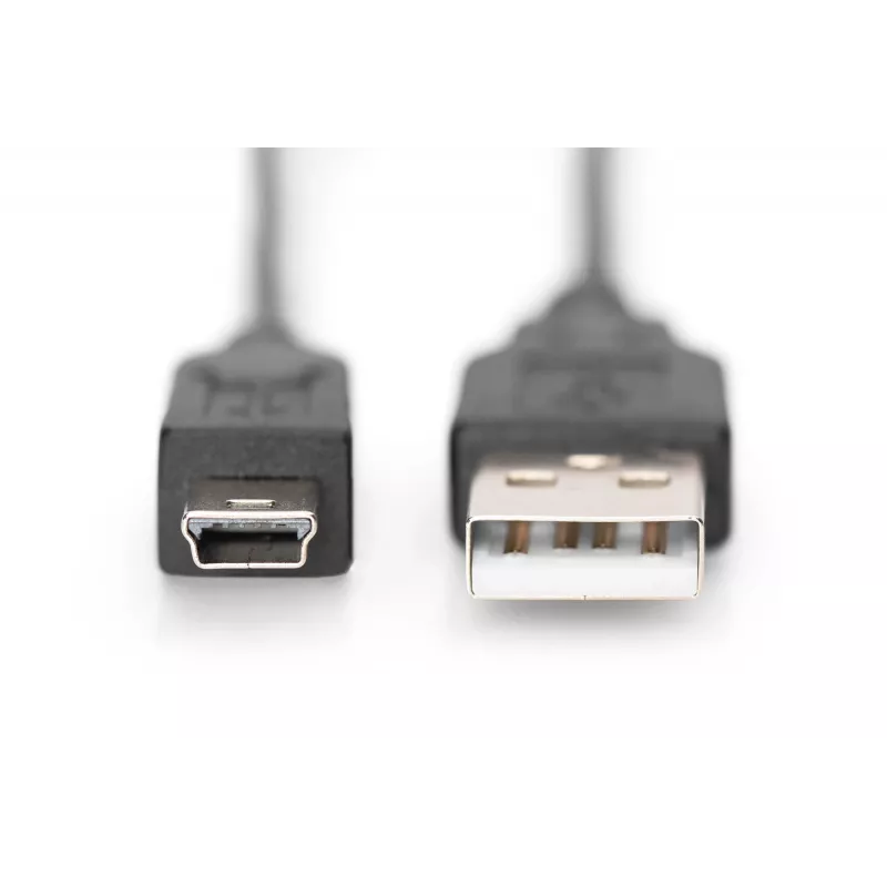 Kabel połączeniowy USB A / miniUSB B M/M 1 m czarny