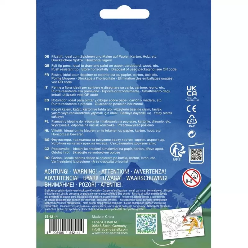 Pisaki Faber-Castell 554214 Wielokolorowe 13 szt.