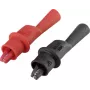 VOLTCRAFT Krokodilklemme Wtyk 4 mm CAT III 1000 V, CAT IV 600 V Czarny, Czerwony MSK-104 (VC-8083495)
