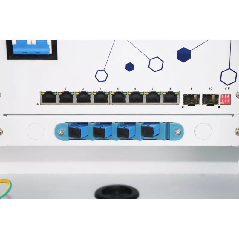 Przełącznik niezarządzalny Extralink Atlas 8x RJ45 1000Mbps PoE 120W