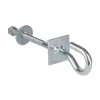 Uchwyt kablowy Extralink EX.6402 Stal nierdzewna Organizer ścienny 1 szt.