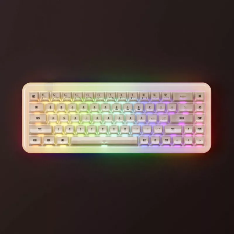 Mechaniczna klawiatura gamingowa AKKO YU01 Antique Jade 65% RGB z przełącznikami V3 Piano Pro