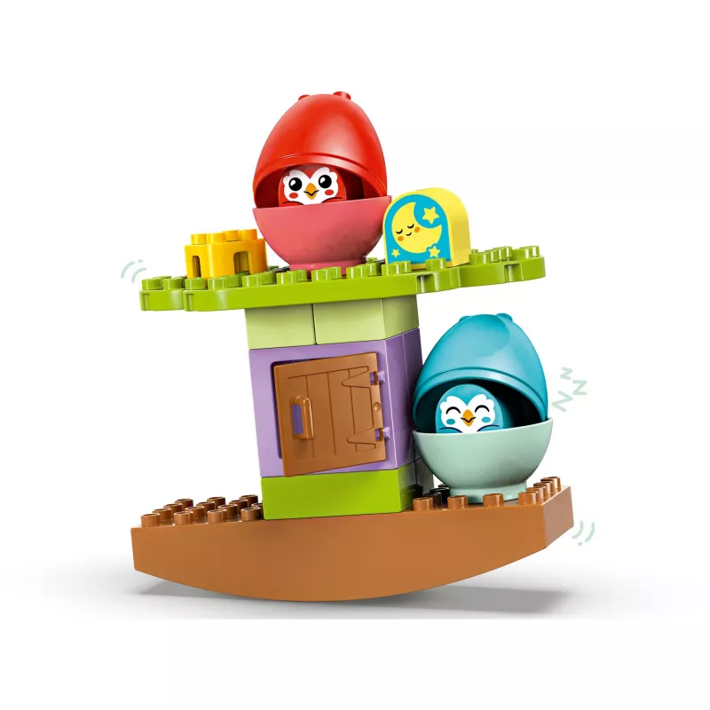 Zabawka konstrukcyjna LEGO DUPLO Drzewo do balansowania i układania 10440 — 27 elementów, dla dzieci od 1,5 roku, duże kolorowe klocki