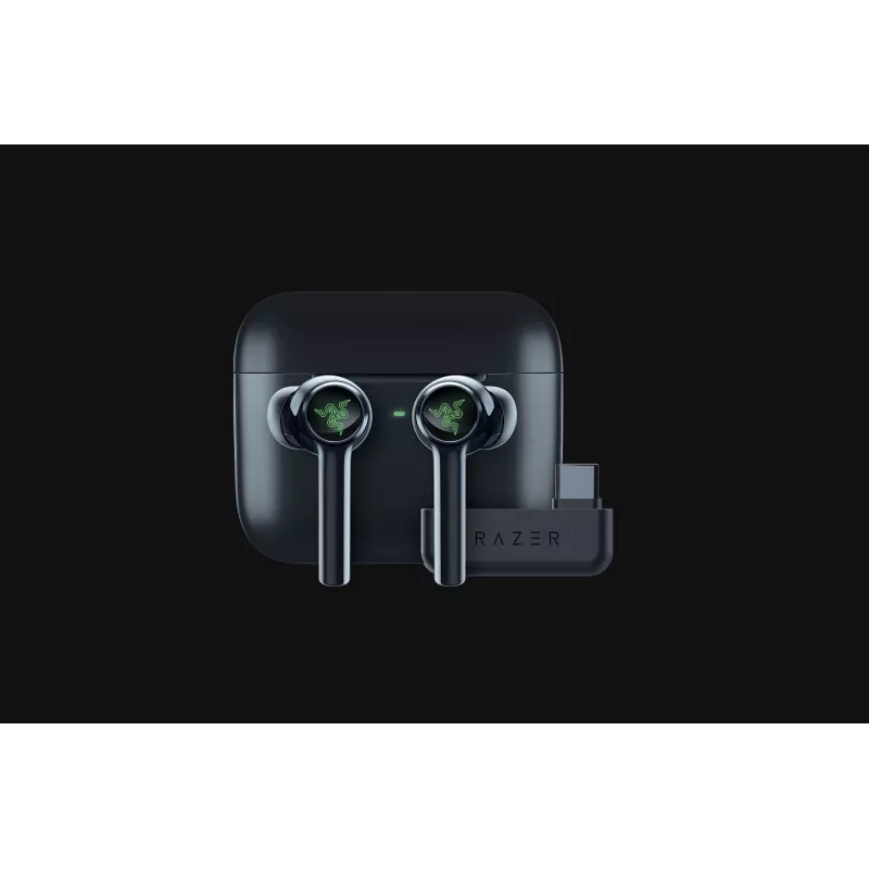 Słuchawki Razer Hammerhead Pro HyperSpeed True Wireless Stereo (TWS) douszne do gier Bluetooth czarne