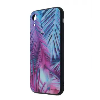 Szkło ochronne Tellur Cover Glass print do iPhone XR z nadrukiem palmy