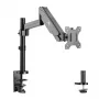 Uchwyt biurkowy do monitora MACLEAN MC-775 do ekranów 32 cale (81,3 cm), VESA 75x75–100x100, do 8 kg, szary