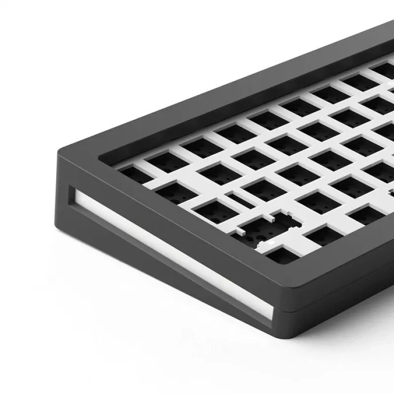 Zestaw barebone klawiatury mechanicznej AKKO MonsGeek M7 VIA — obudowa barebone, czarna