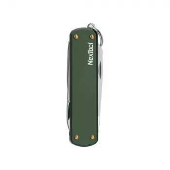 Nóż wielofunkcyjny Nextool NE0143 — kompaktowy składany multitool ze szczypcami, ostrzami, śrubokrętem, zielony, stal nierdzewna, 64,5×152 mm, 29 g