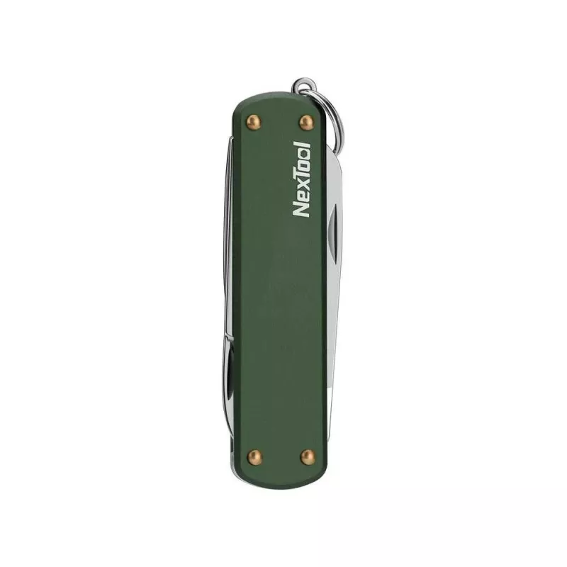 Nóż wielofunkcyjny Nextool NE0143 — kompaktowy składany multitool ze szczypcami, ostrzami, śrubokrętem, zielony, stal nierdzewna, 64,5×152 mm, 29 g