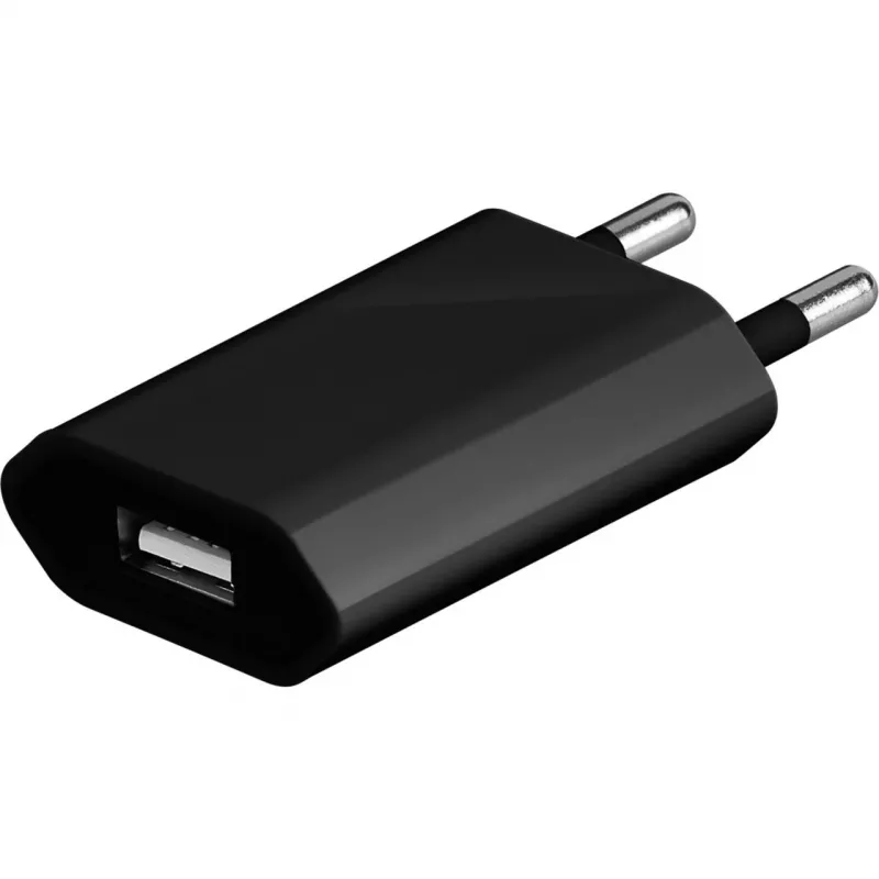 Ładowarka sieciowa USB GOOBAY 5 W, 1x USB 2.0, wejście 100–240 V, czarna