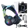 Zestaw słuchawkowy Onikuma X15 PRO Gaming headset Cat Czarny