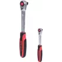 Zestaw kluczy grzechotkowych z mechanizmem zwrotnym ks tools SlimPOWER 2 szt. — napęd 1/4 cala i 1/2 cala
