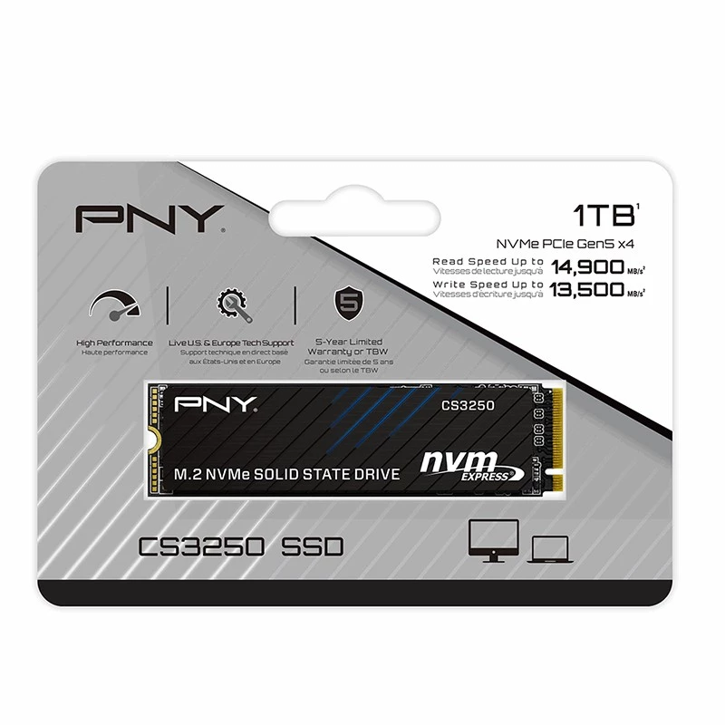 SSD M.2 2280 1TB PNY PCIe 5.0 M280CS3250-1TB-TB